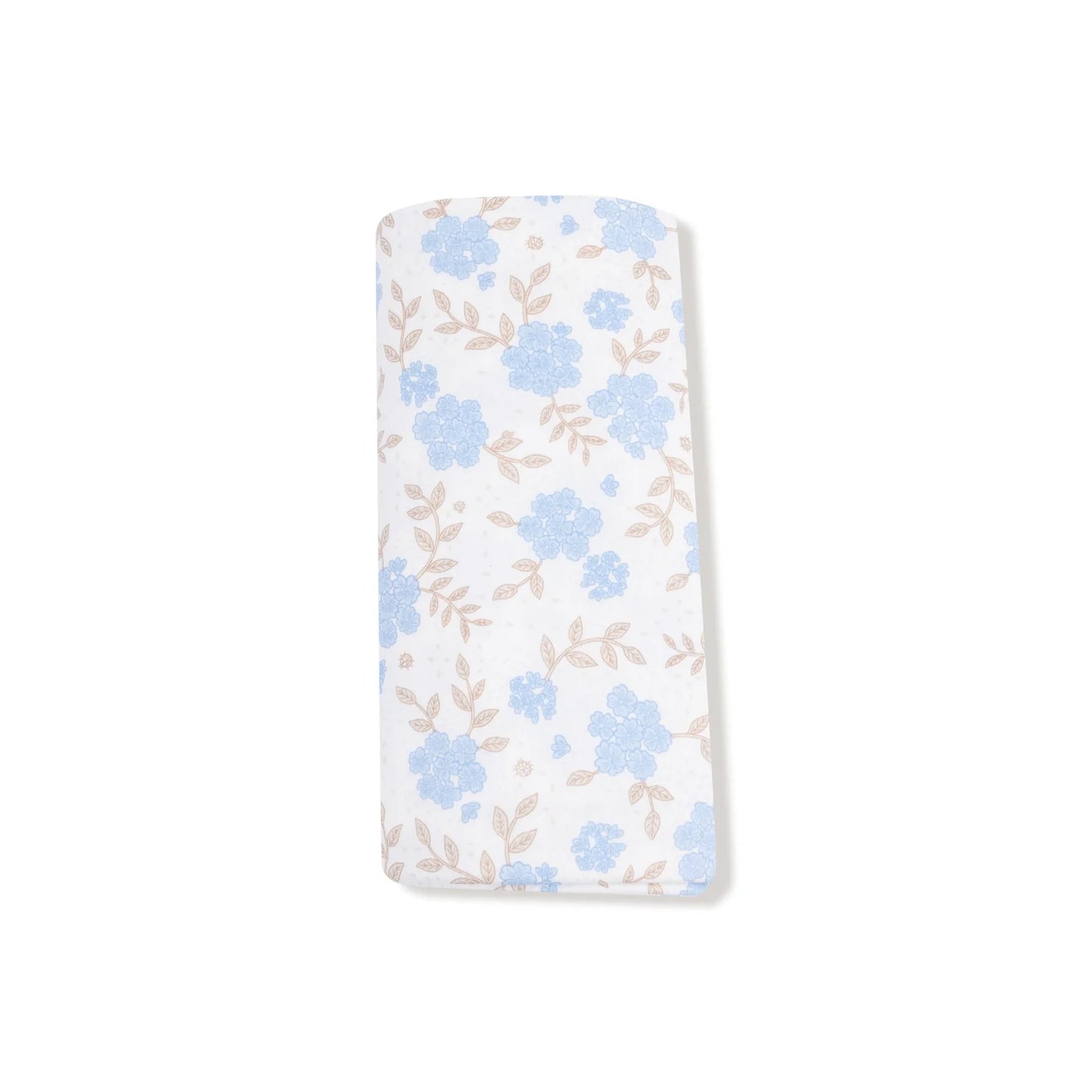 Baby Blue Floral Swaddle