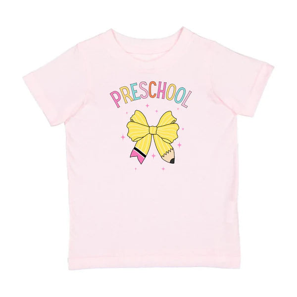 Preschool Pencil Bow Shirt