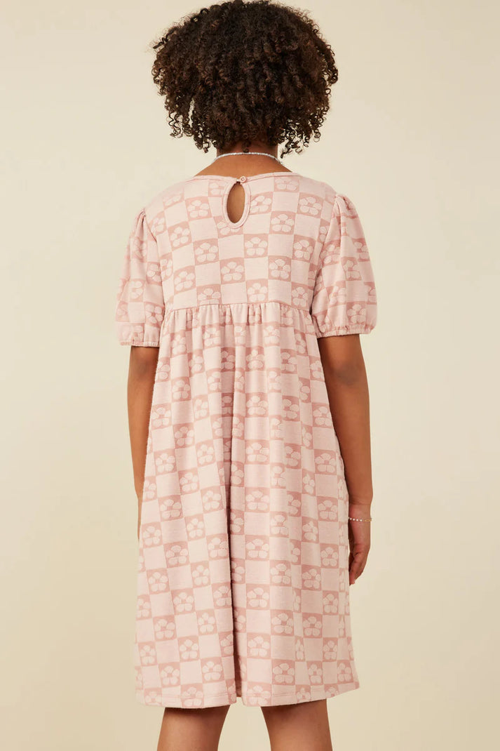 Pink Checkered Dress