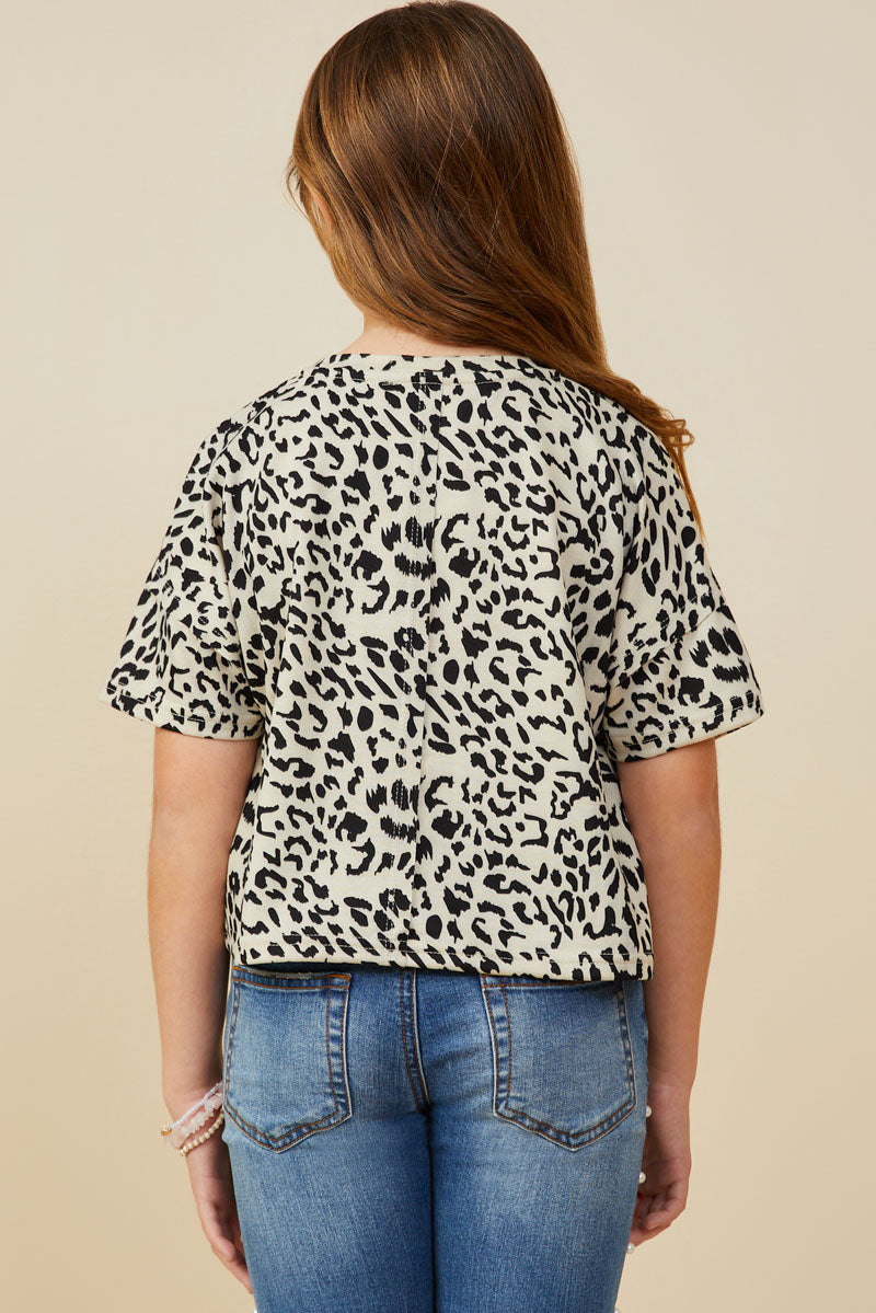 Leopard Drop Should Terry Tee