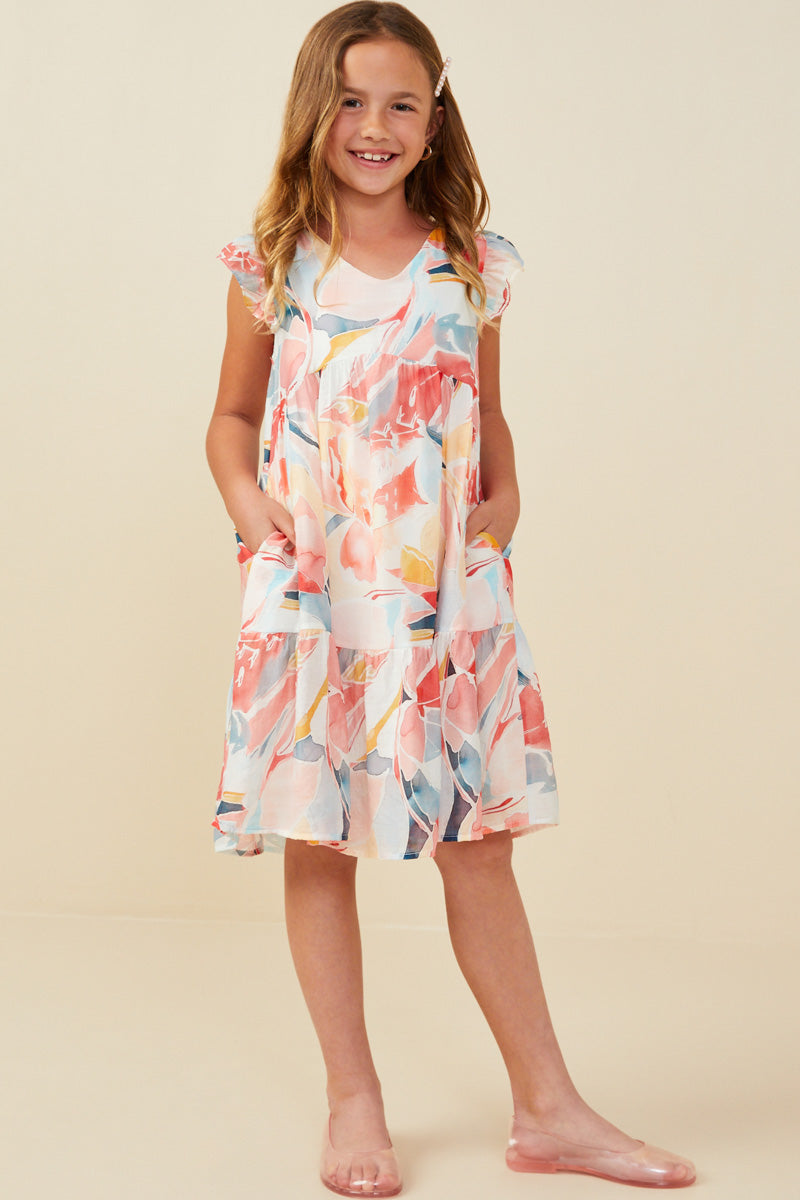 Floral V-Neck Dress