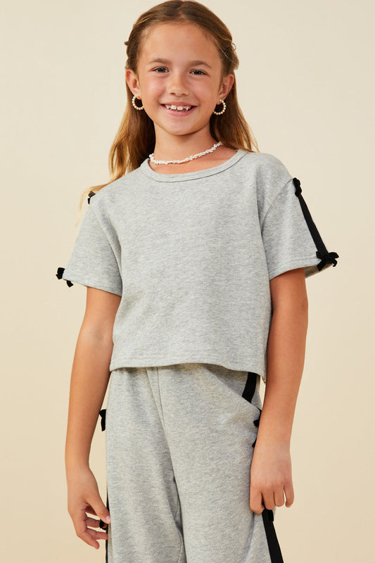 Bow Trim French Terry Set