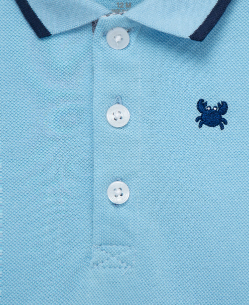 Crab Polo Short Set