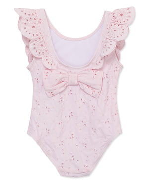 Pink Eyelet Swimsuit