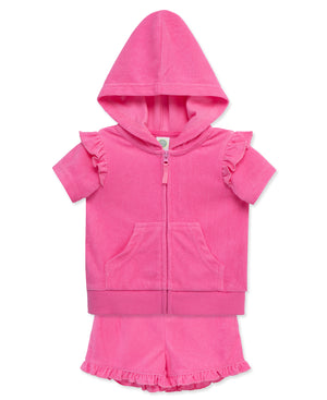 Pink 2PC Cover Up