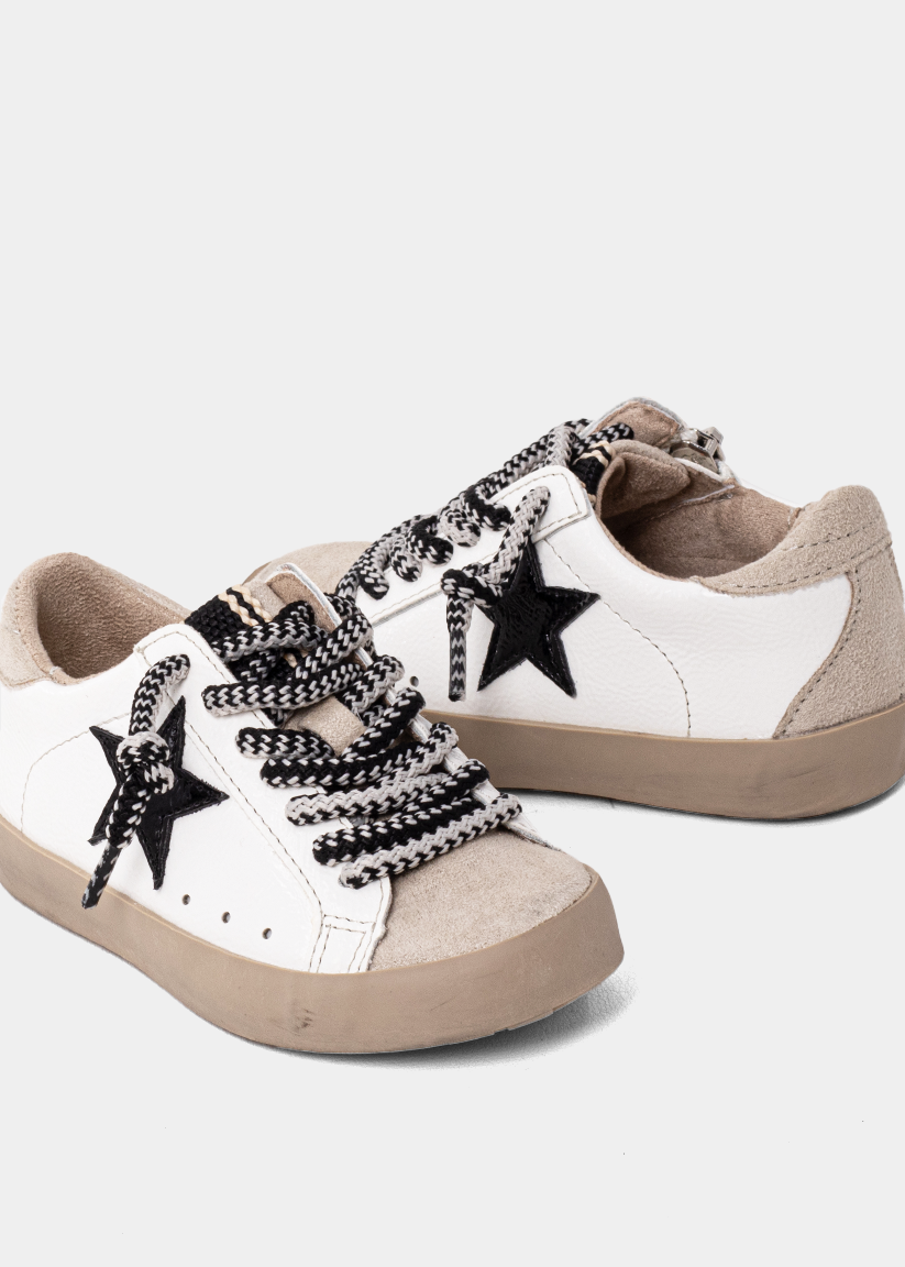 Paula Mini Sneakers-Black White
