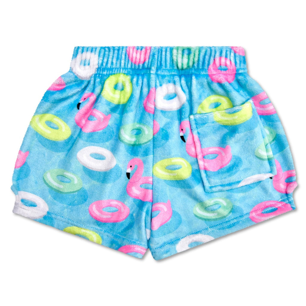 Plush Shorts-Pool Party