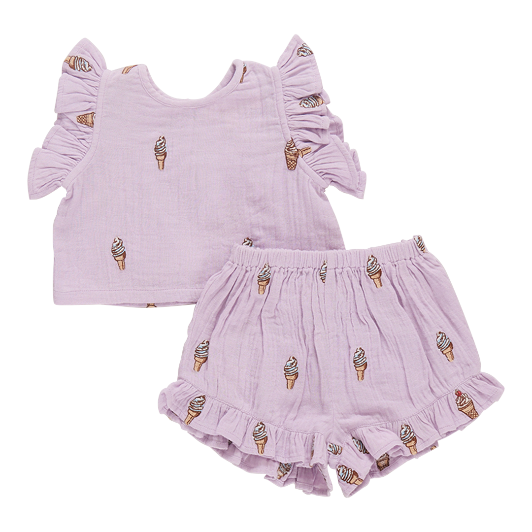 Roey 2-PC-Lavender Soft Serve