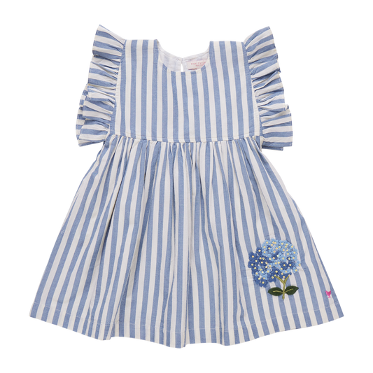 Sarita Dress-Blue Stripe