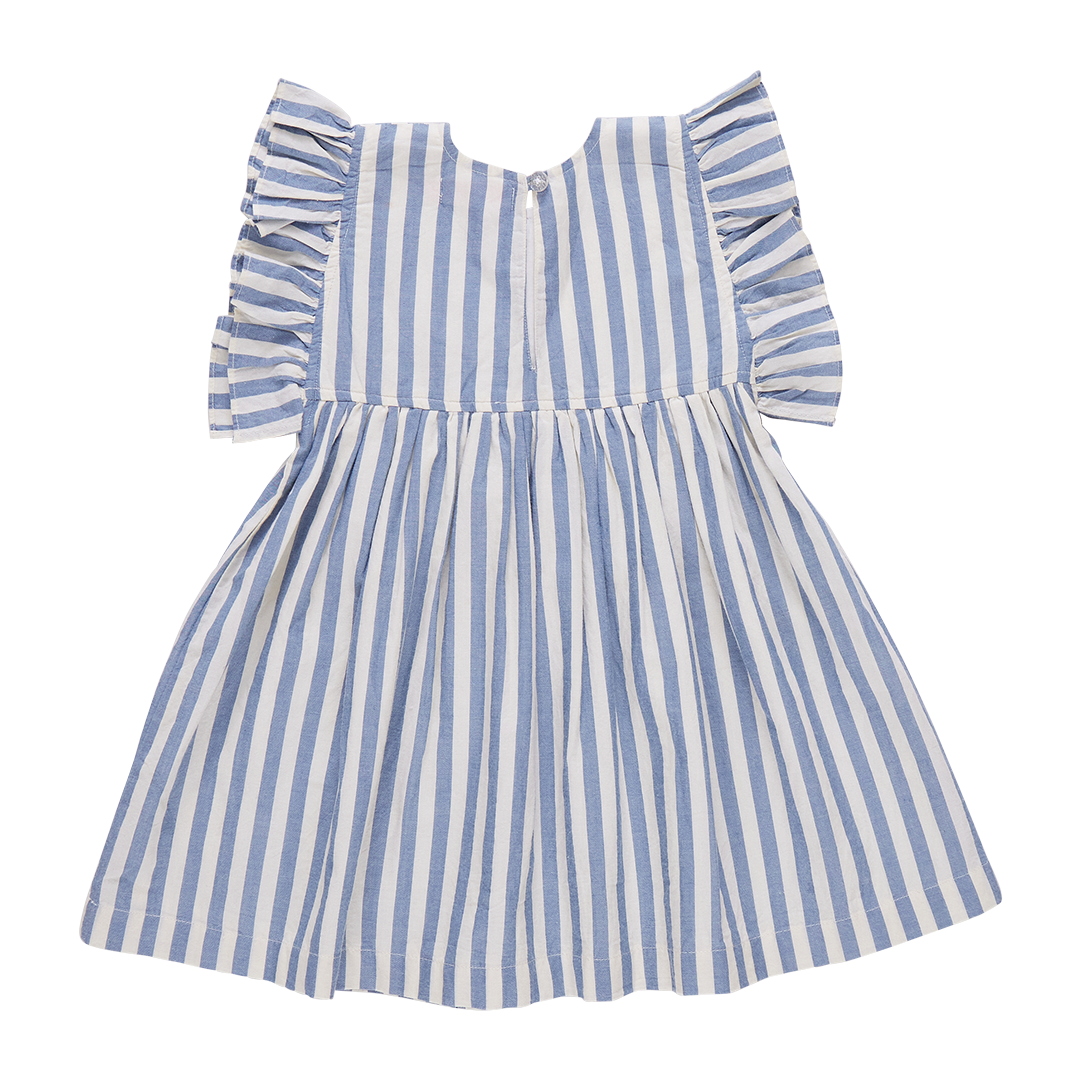 Sarita Dress-Blue Stripe