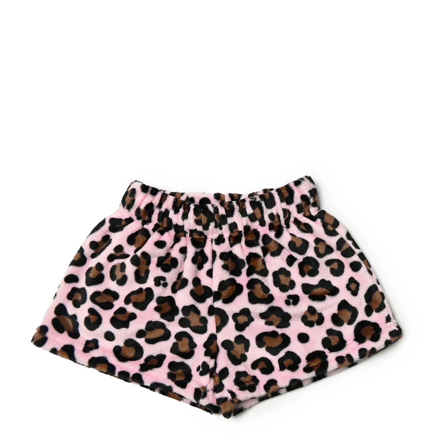 Fleece Leopard Shorts