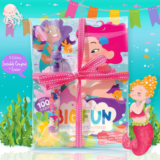 Magical Mermaids Activity Book & Stackable Crayons