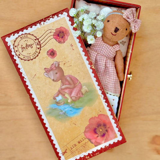 Bear in a Stamp Box