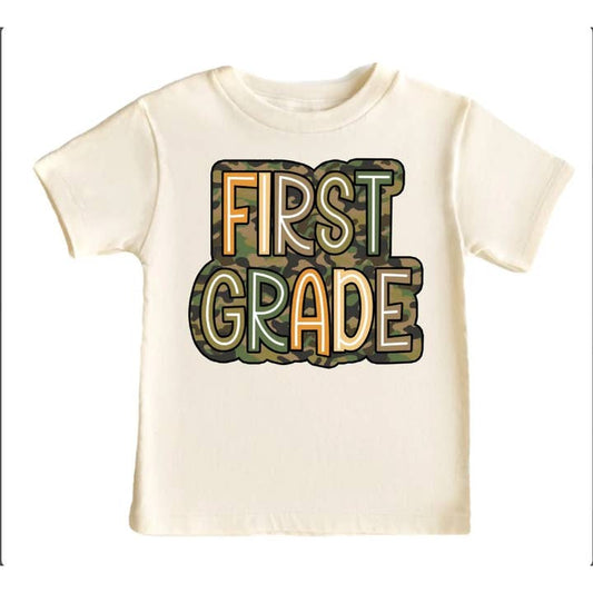 First Grade Camo Tee