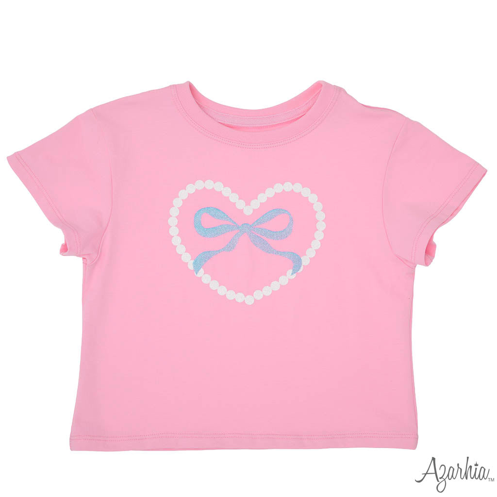 Glitter Heart Boxy T