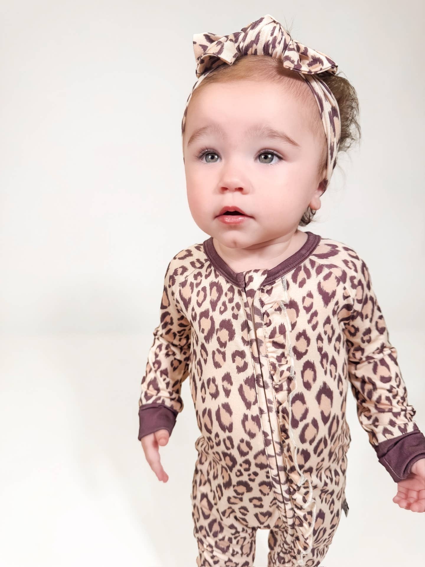 Classic Leopard Zip PJs