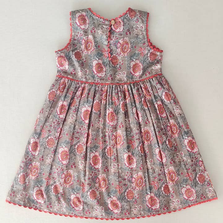 Charming Red Trim Dress
