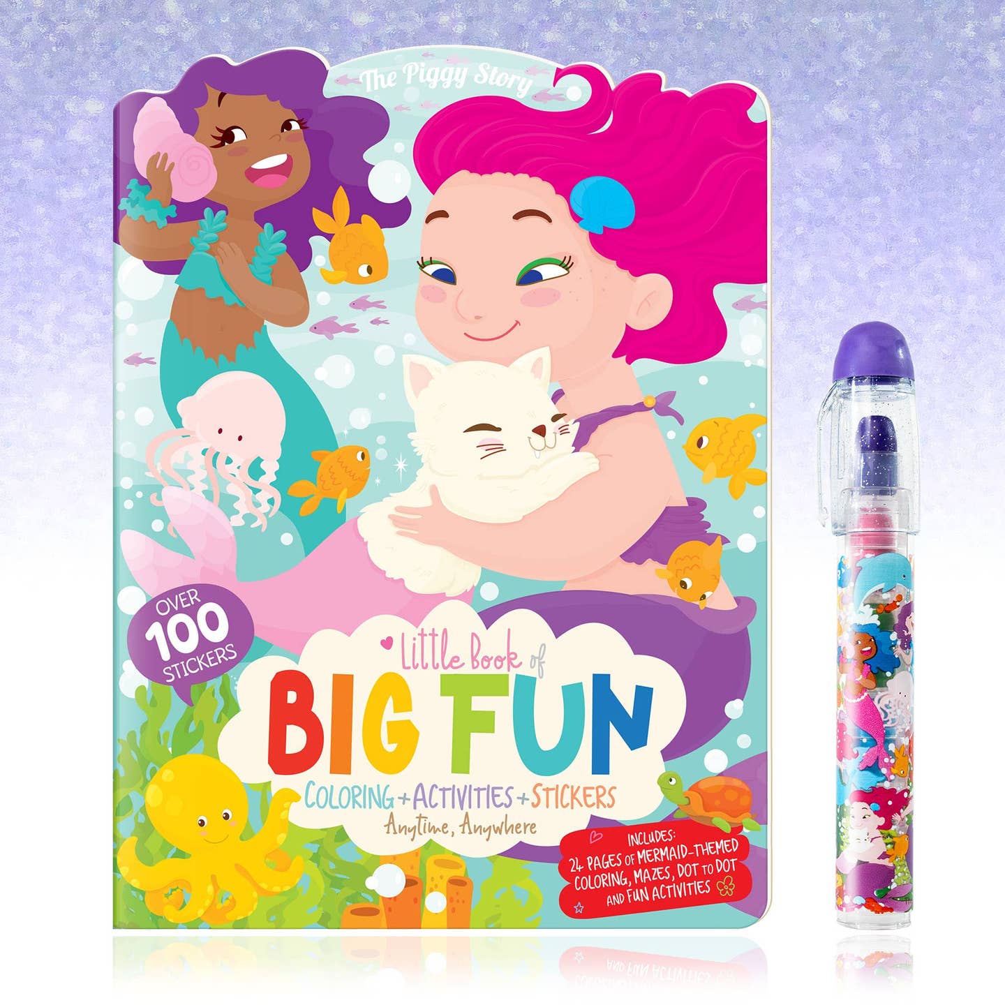 Magical Mermaids Activity Book & Stackable Crayons