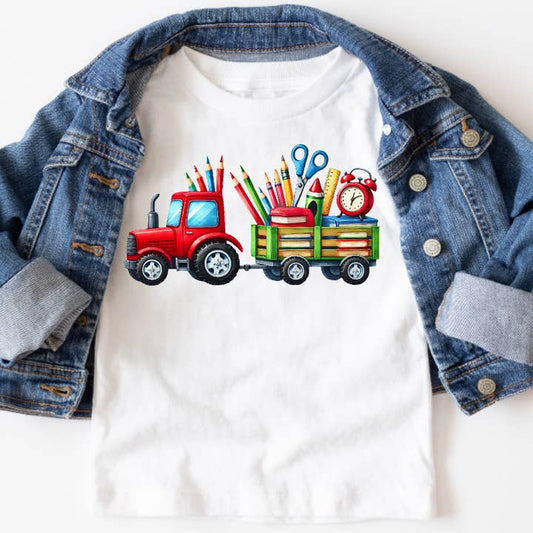 Back to School Tractor Tee