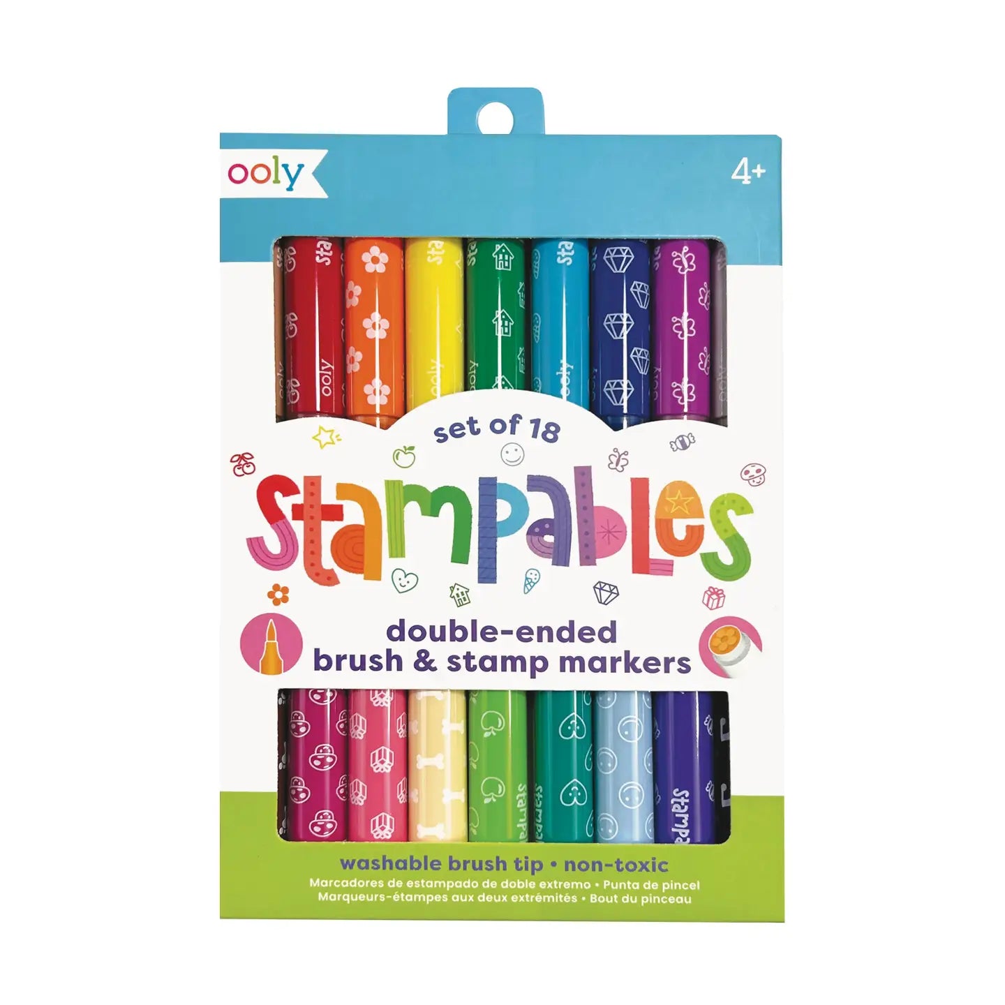 Stampable Double-Ended Brush Markers