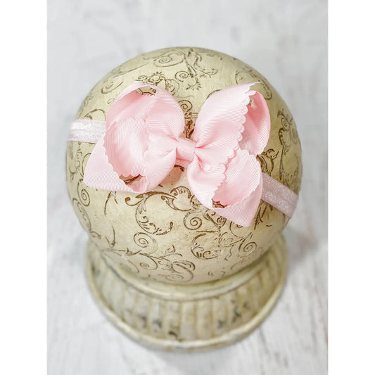 Scalloped Bow Headband