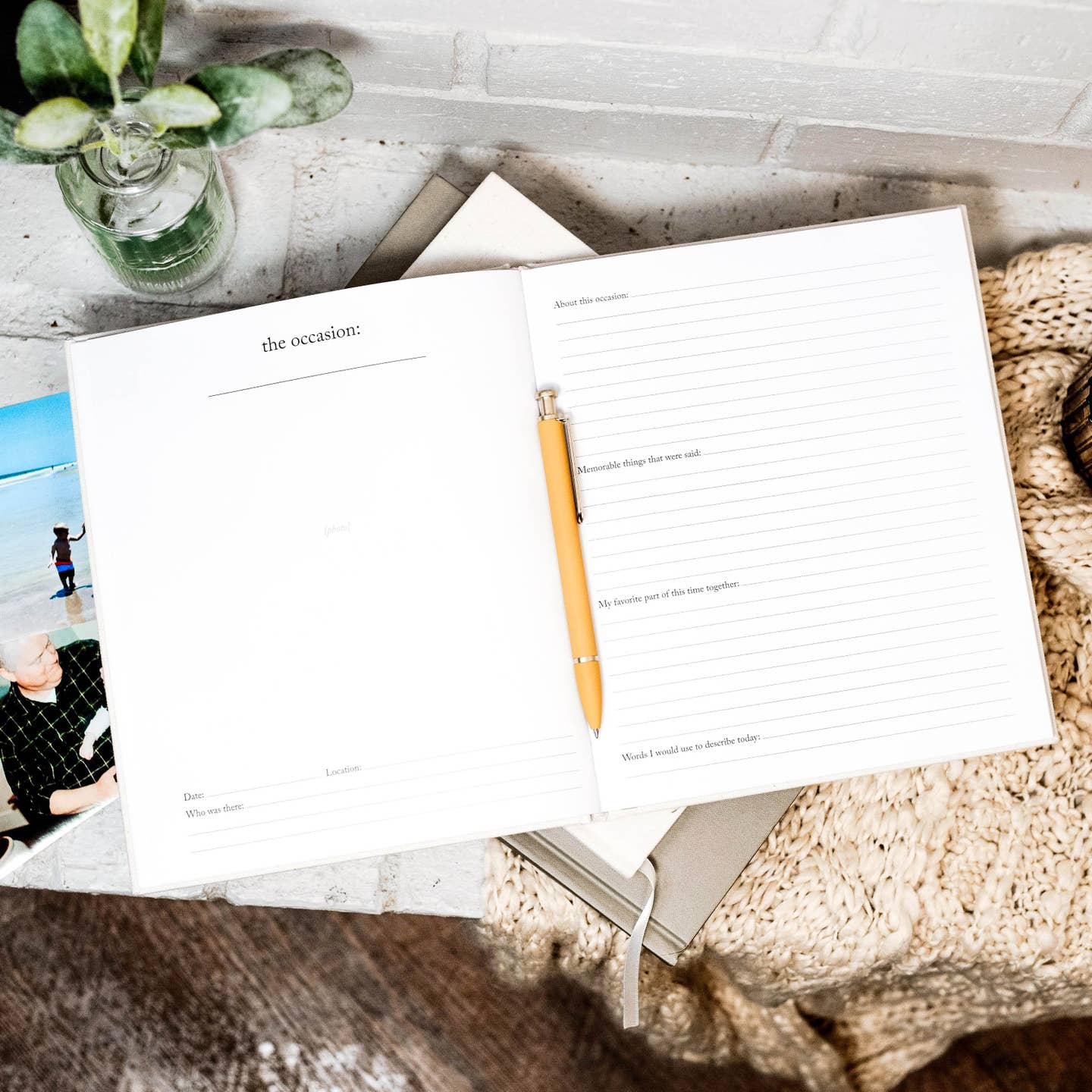 Grandparent Photo Memory Book