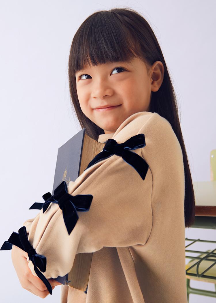 Beige Bow Shirt & Legging