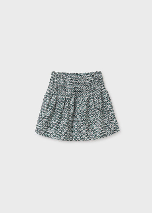 Printed Skirt-Green