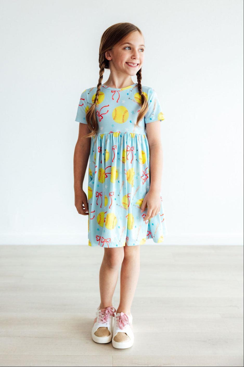 Softball Sweetie Twirl Dress