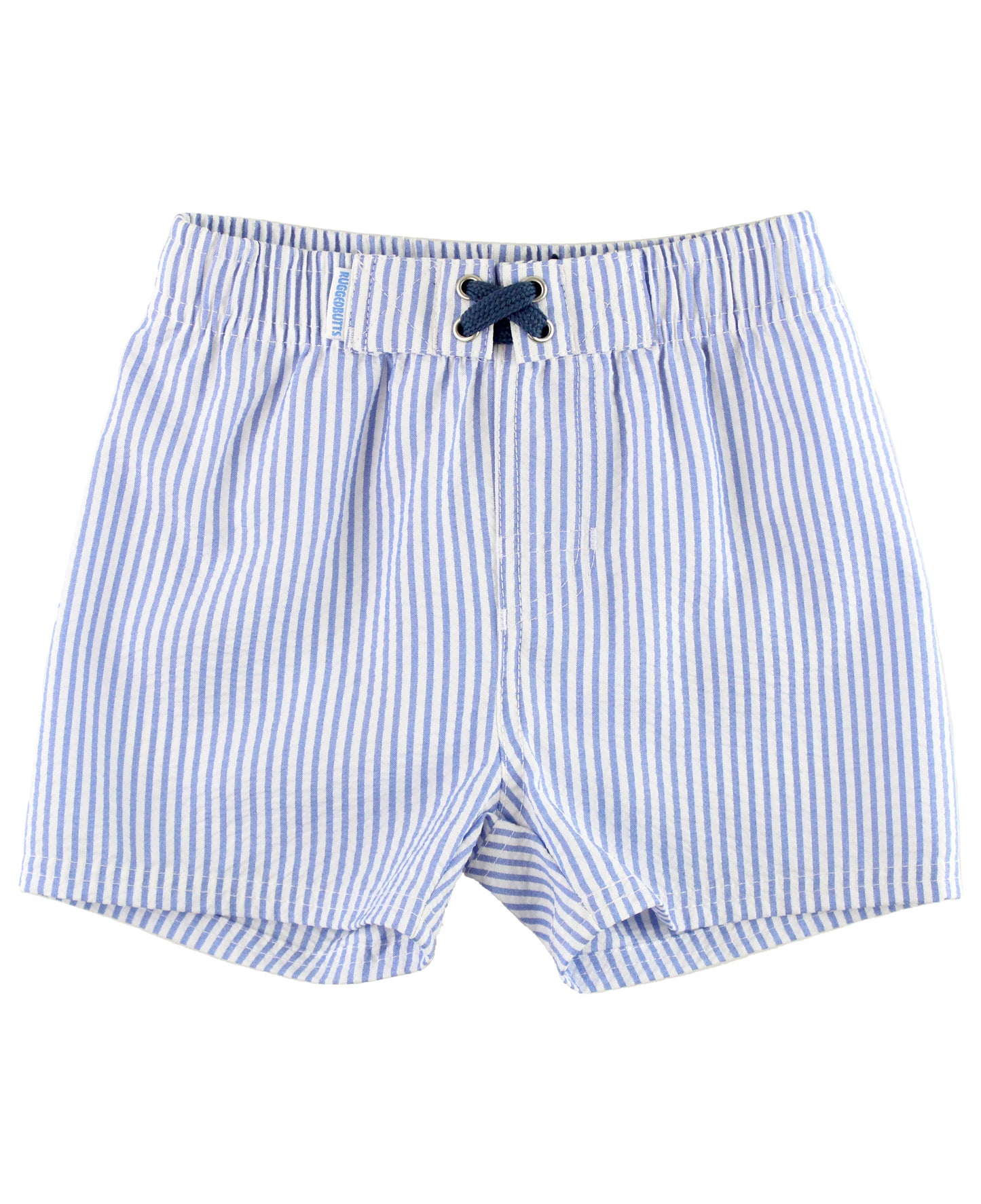 Swim Trunks-Blue Seersucker