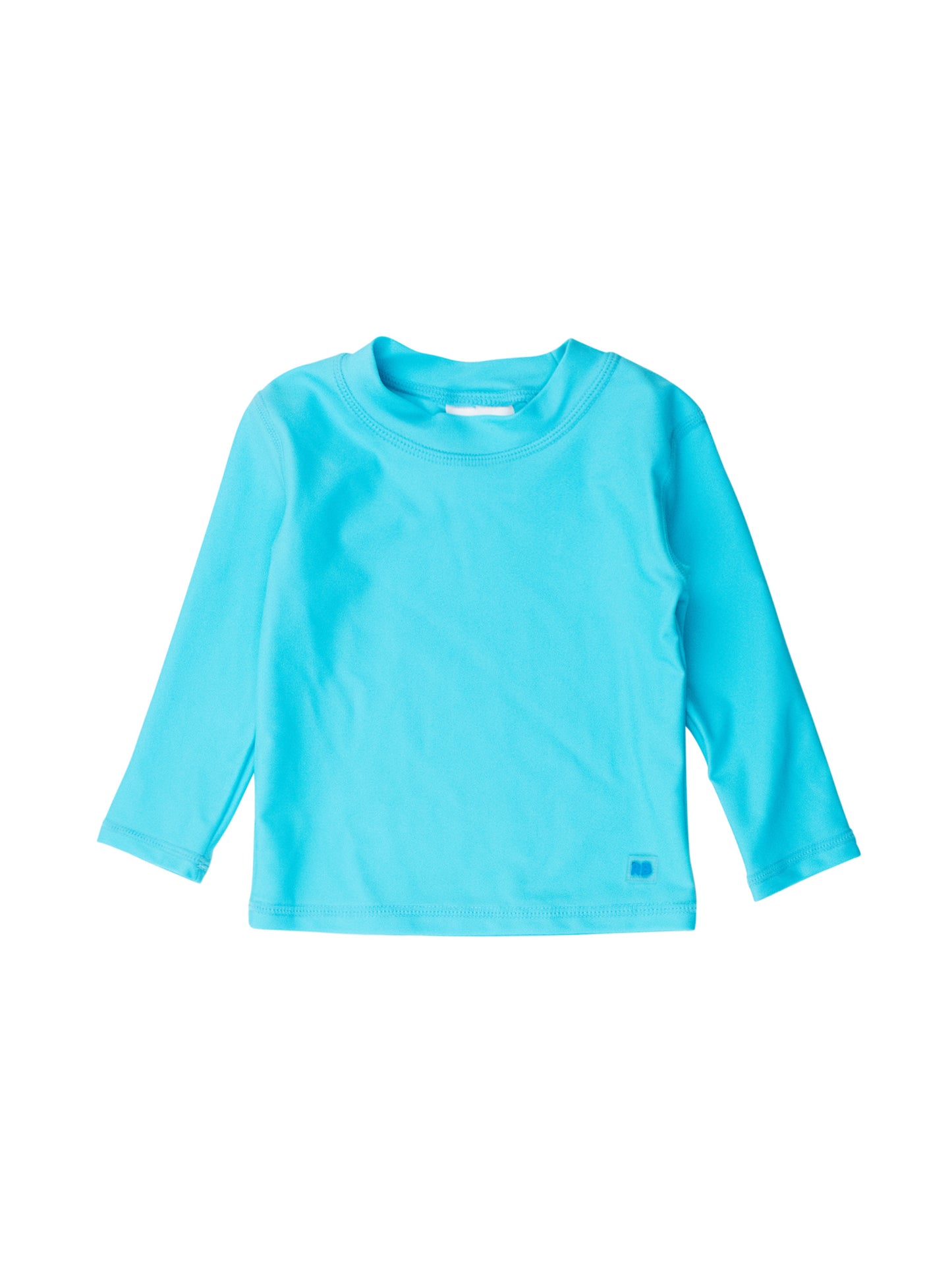 L/S Rash Guard-Bright Aqua