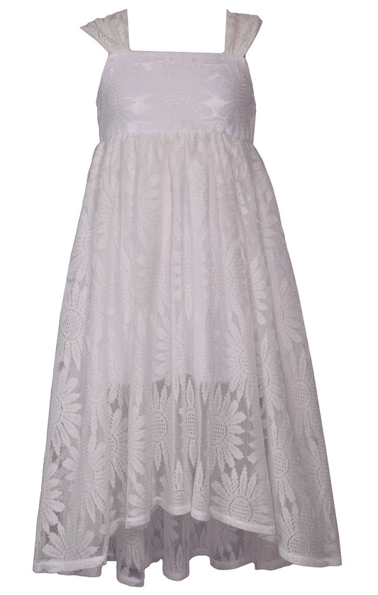 White Daisy Maxi Dress