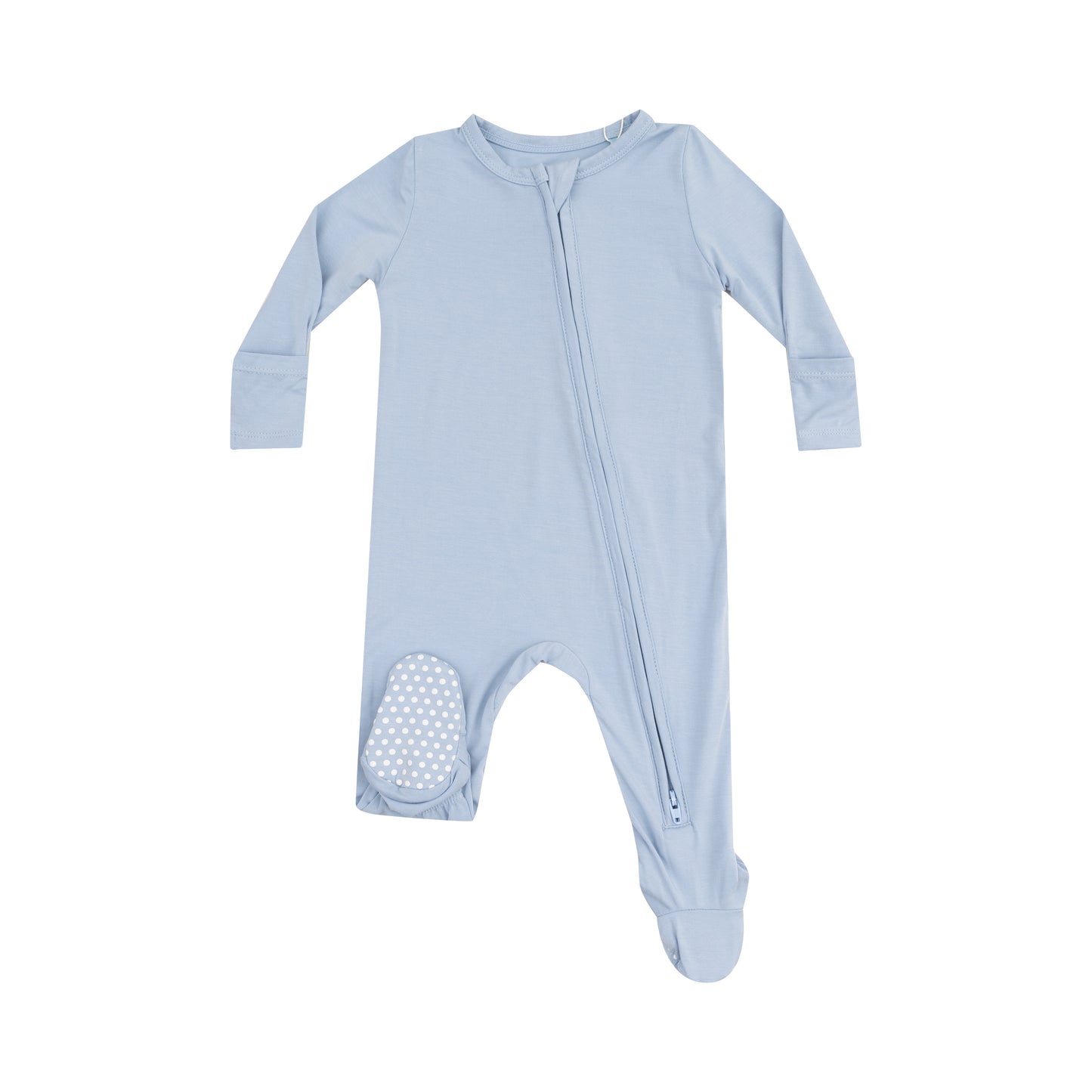 Blue Fog 2-Way Zipper Footie