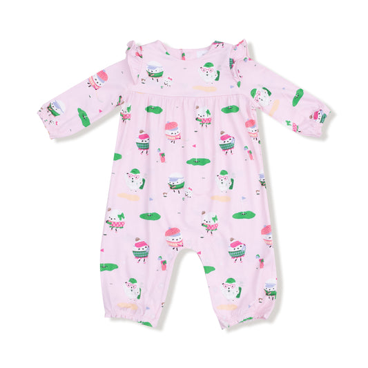 Golf Pros Ruffle Sleeve Romper