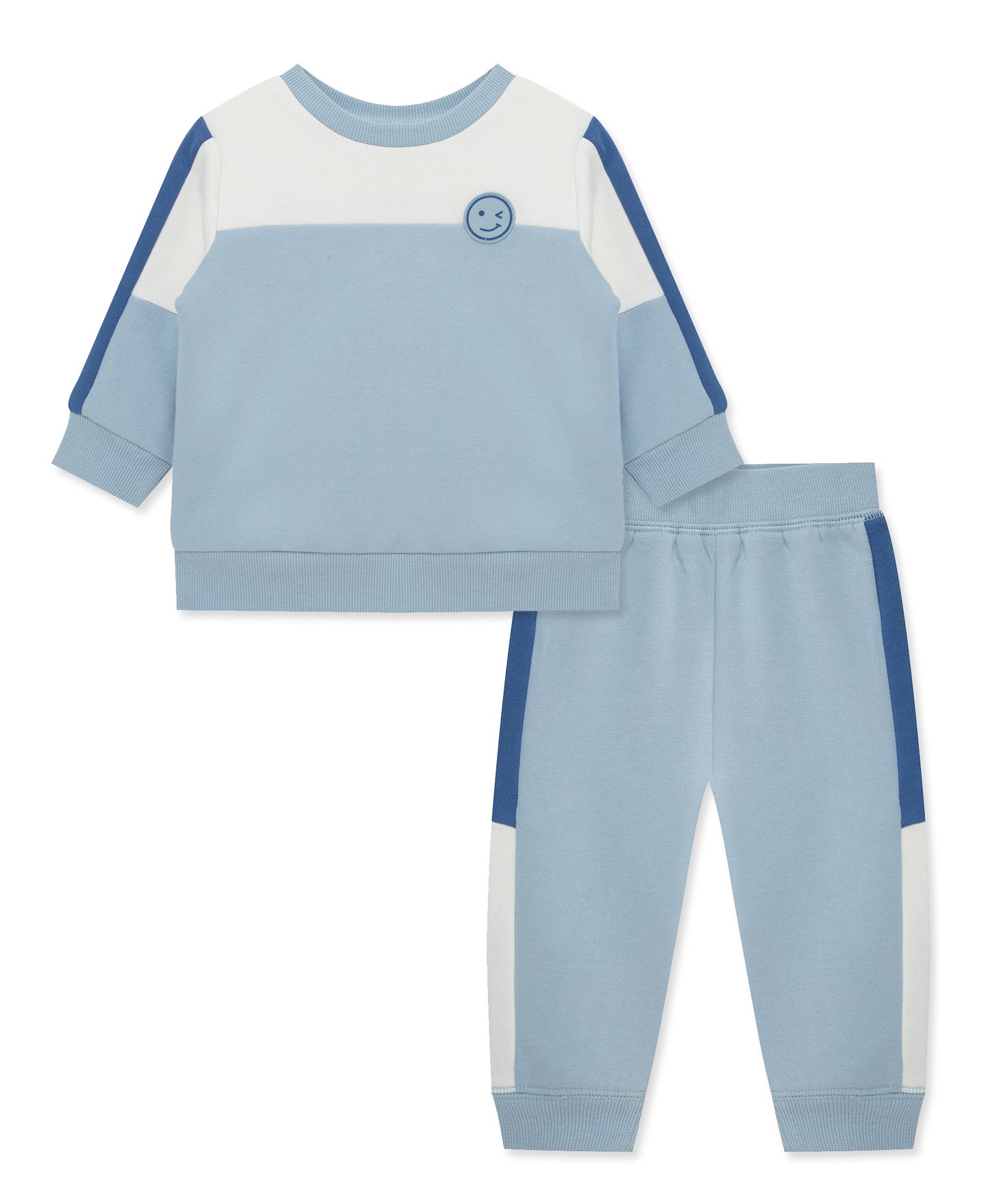 Colorblock 2-Piece Sweatshirt Set