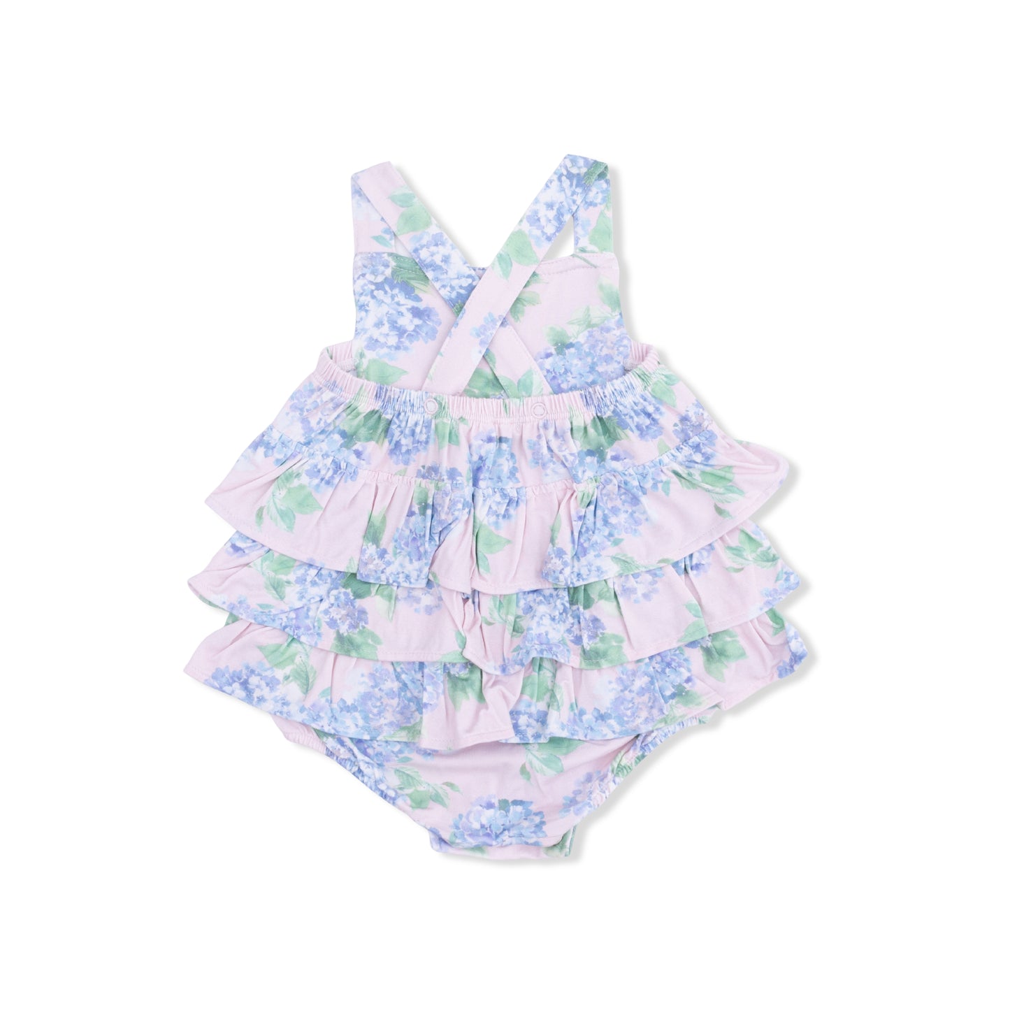 Hydrangeas Ruffle Sunsuit