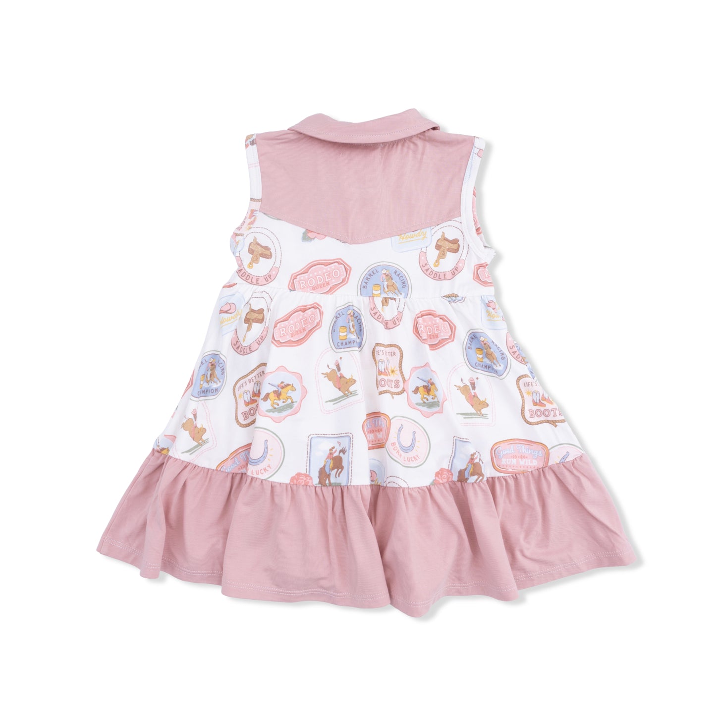 Rodeo Patches Pink Cowboy Dress