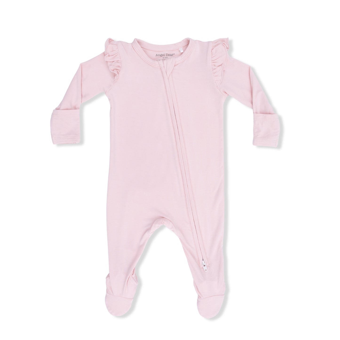 Lotus Ruffle Zipper Footie