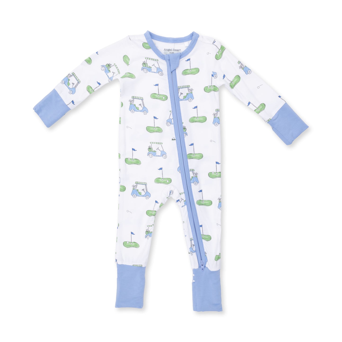 Golf Carts Blue Convertible Romper