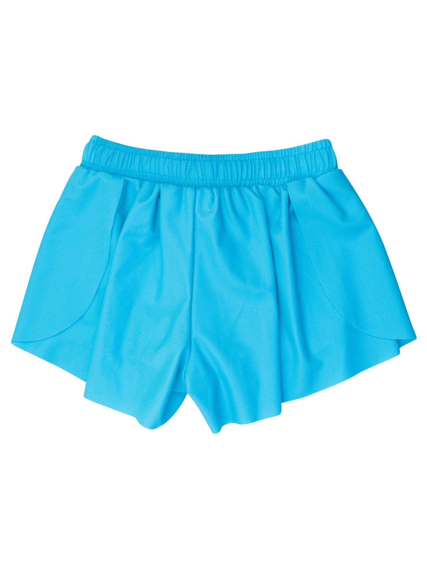 Bright Aqua Butterfly Shorts