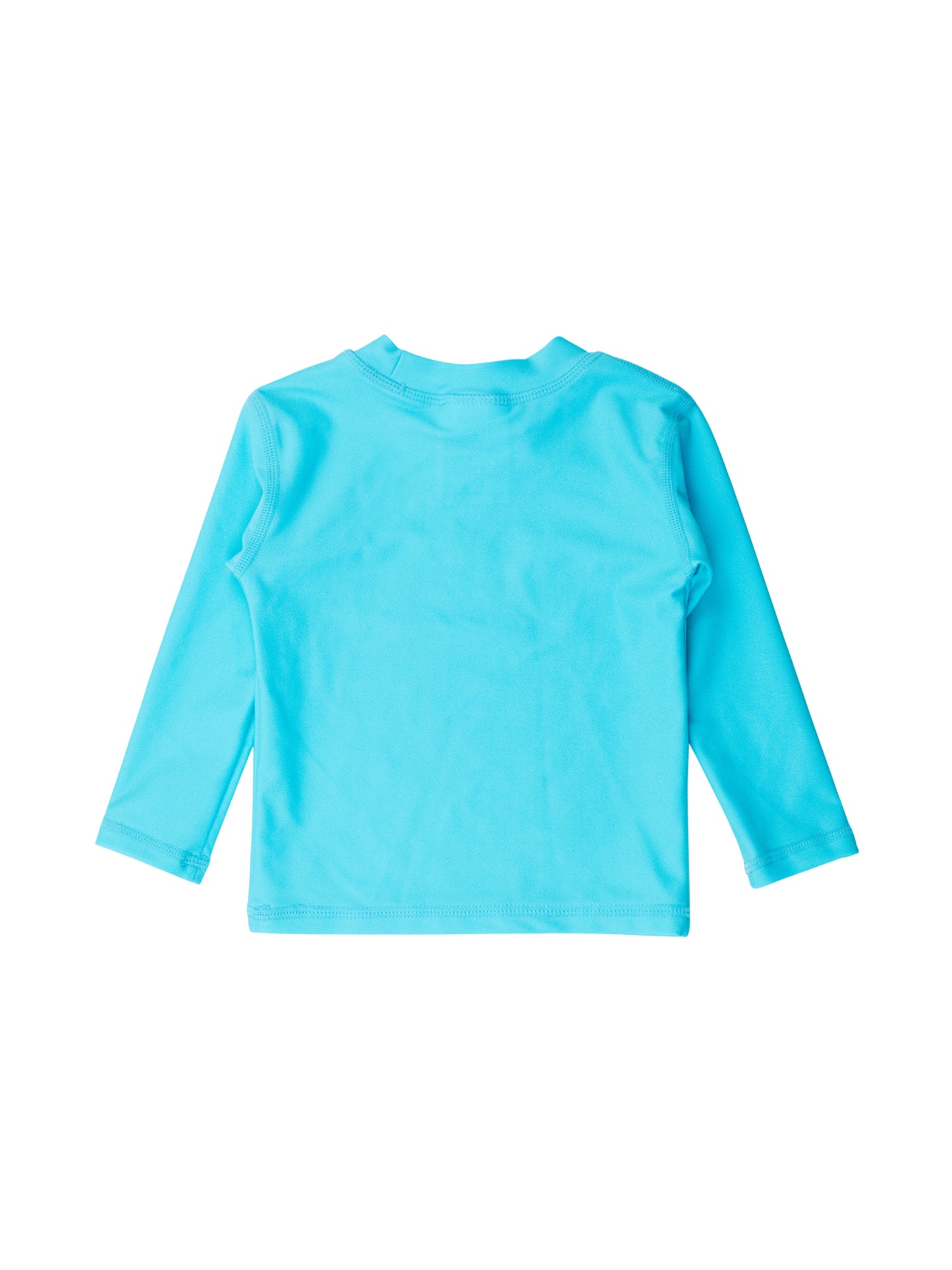 L/S Rash Guard-Bright Aqua