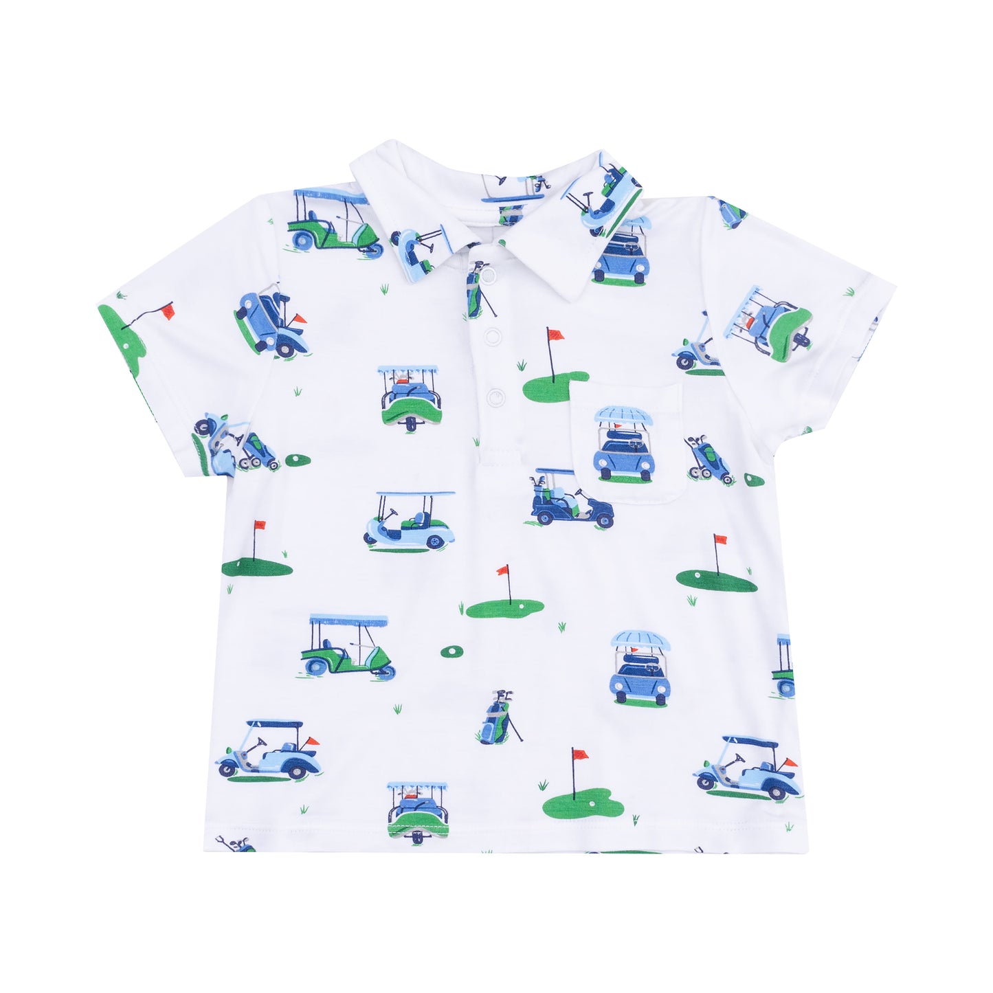 Vintage Golf Carts Polo Shorts