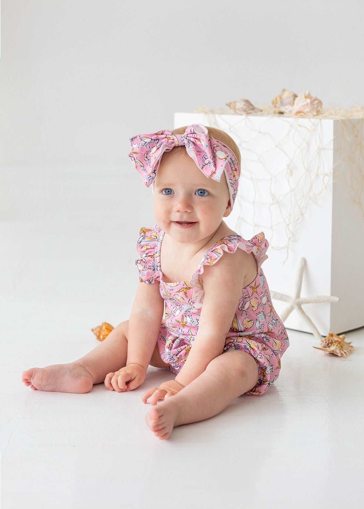 Seashells by the Seashore Romper