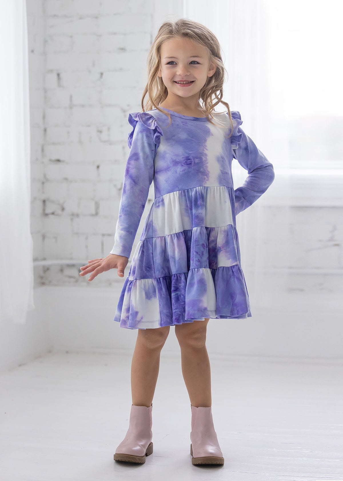 Candy Clouds Sweater Knit Dress