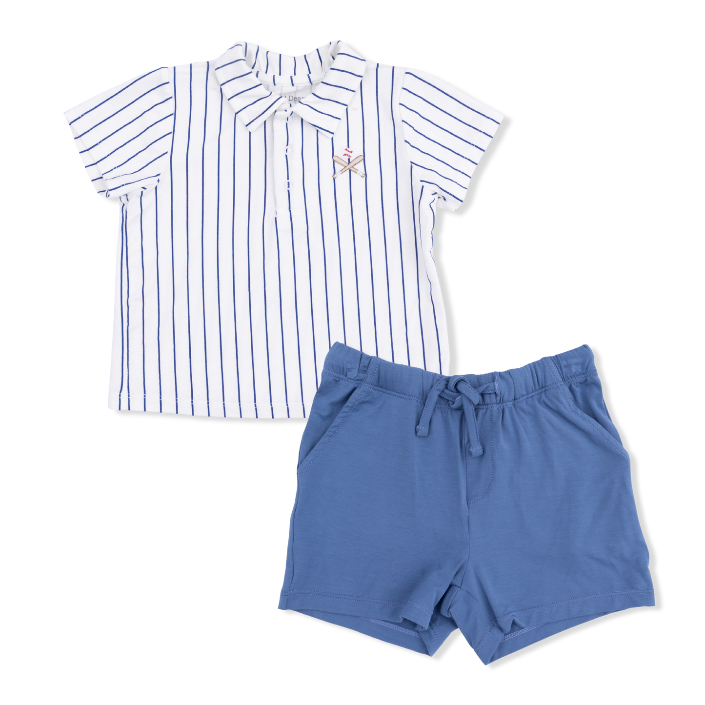 Baseball Stripe Polo w/ Everyday Short