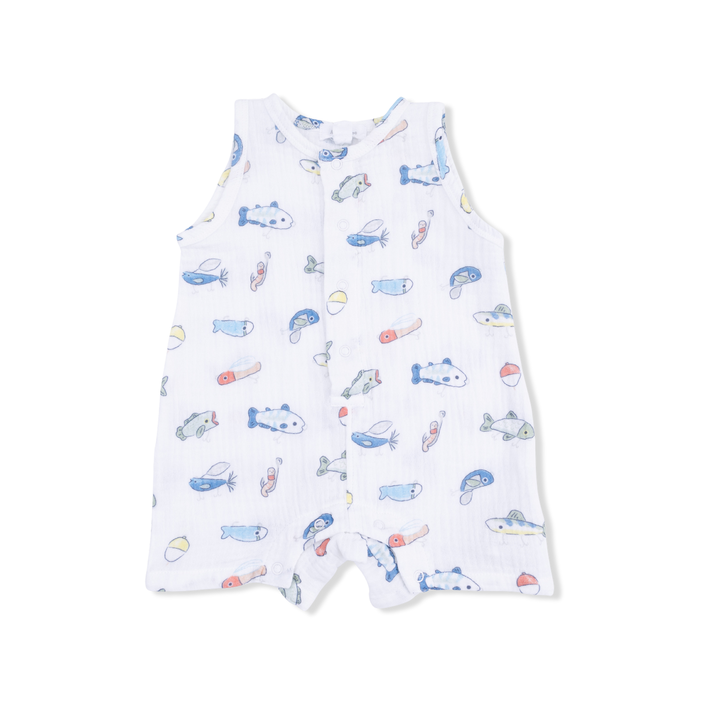 Fishing Lures - Sleeveless Shortie Romper