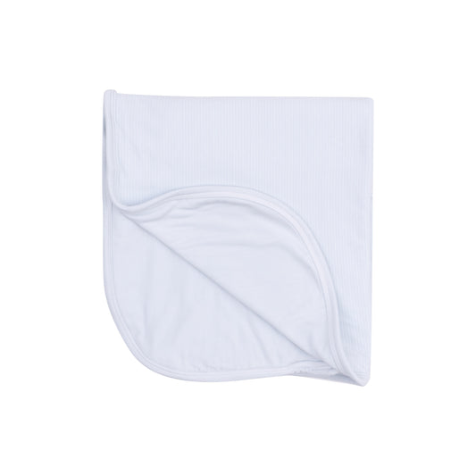 Receiving Blanket-Stripe Classic Blue