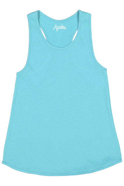 Racer Back Tank-Sky Blue