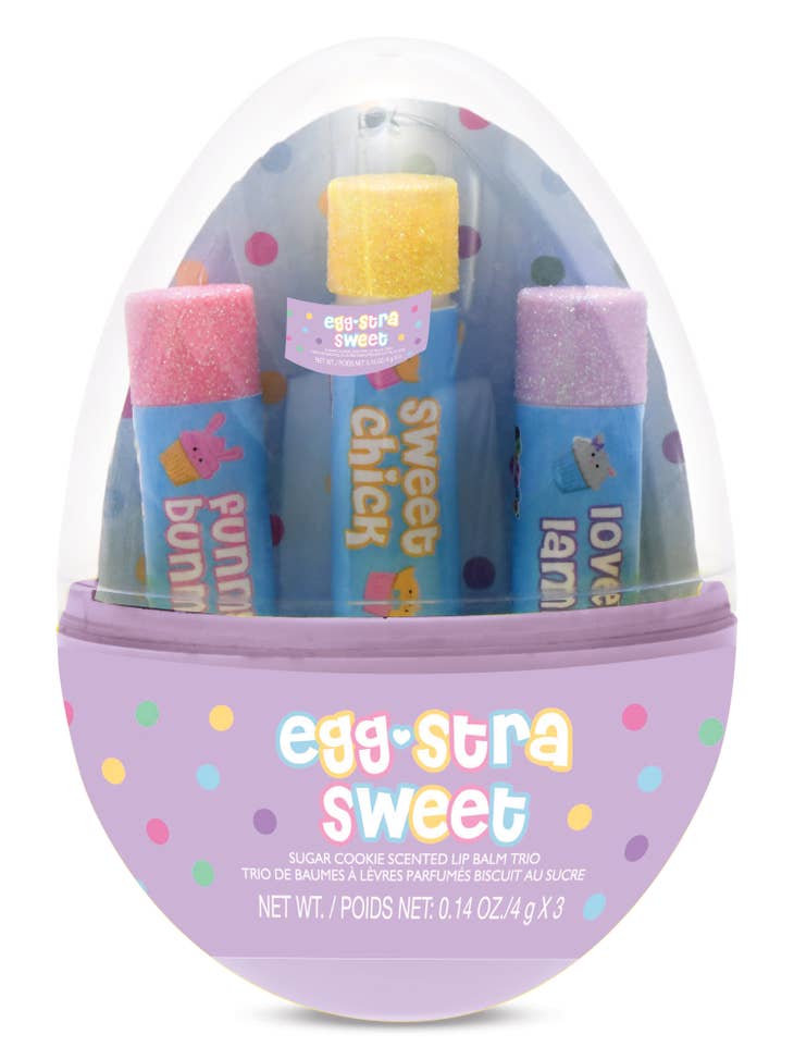 Egg-Stra Sweet Lip Balm Trio
