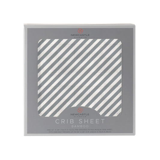 Finley Stripe Bamboo Crib Sheet